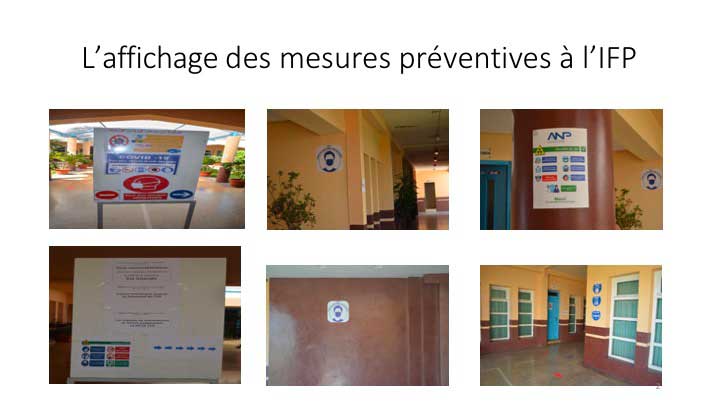 La reprise post COVID -19 des activités de formation à l’IFP - Les mesures préventives